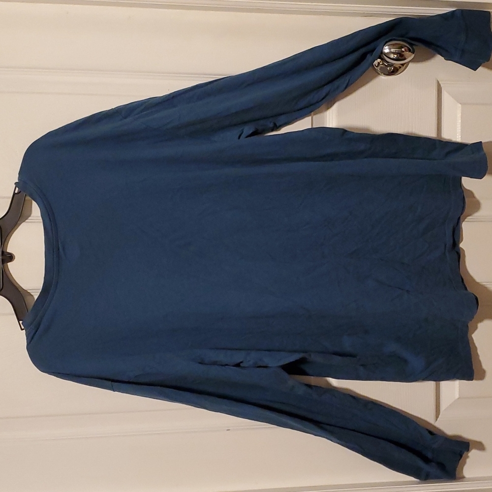 Star Wars R2D2 Blue Green Boys Long Sleeve Shirt - Size XL - Picture 4 of 5